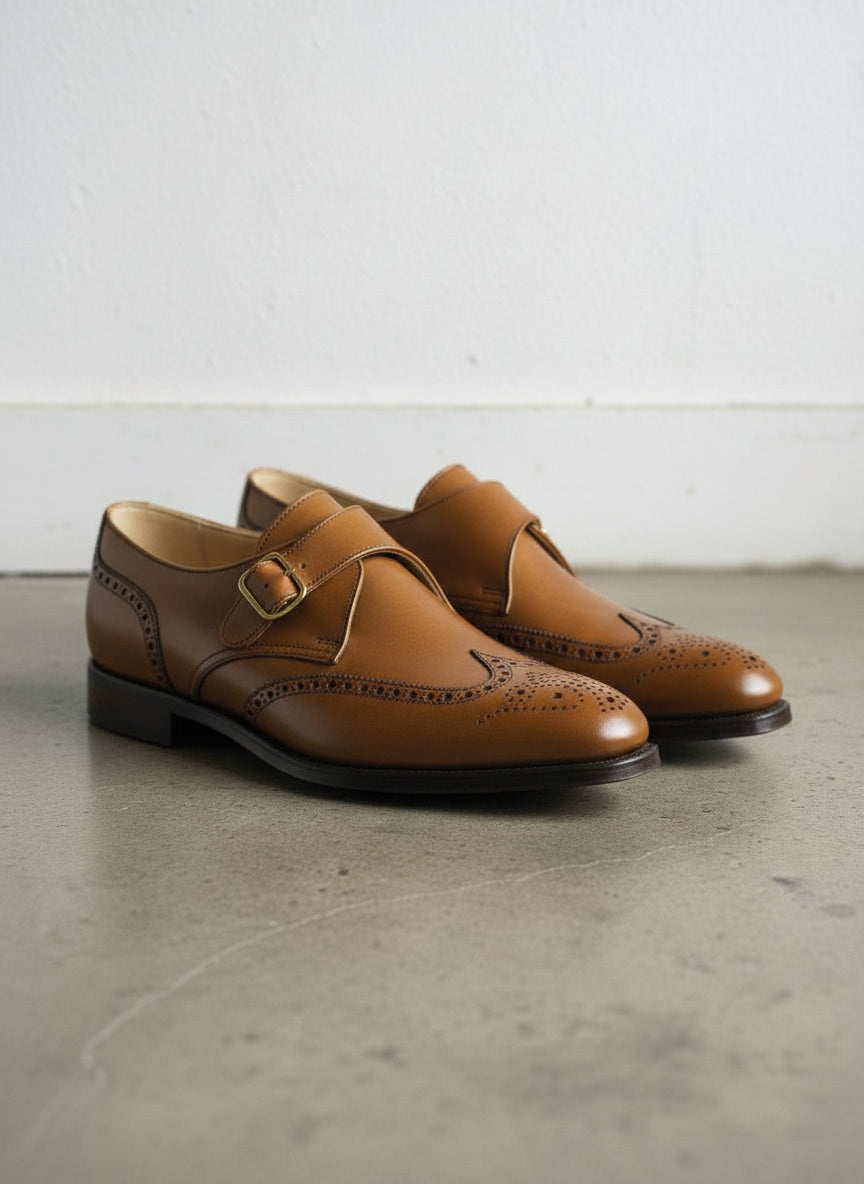 brown and gold dress shoes Men Tuxedo Shoes MSD-035 Gold