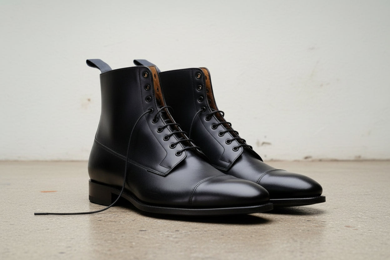 Handmade Men Black Leather Boots, Dress Boots For , Office Dress boot US 7 / Black / D - Standard Handmade Men Black Leather Boots, Dress Boots For , Office Dress boot US 7 / Black / D - Standard