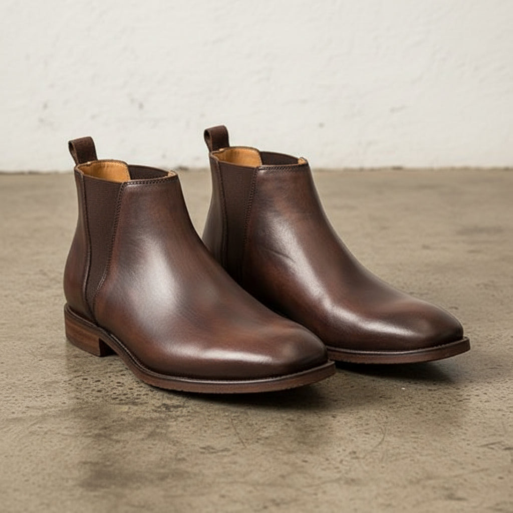 mens brown boots casual