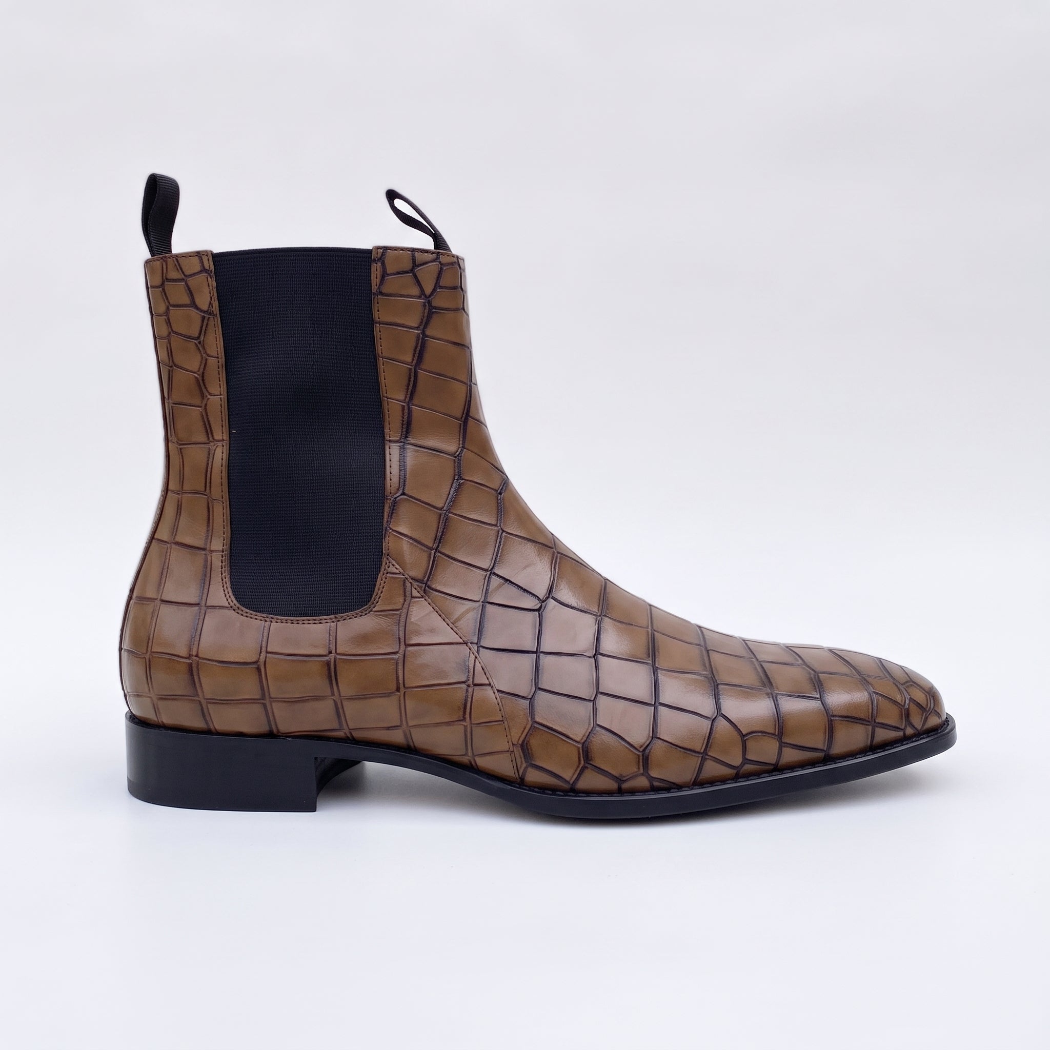 Wide Calf Leather Boots
