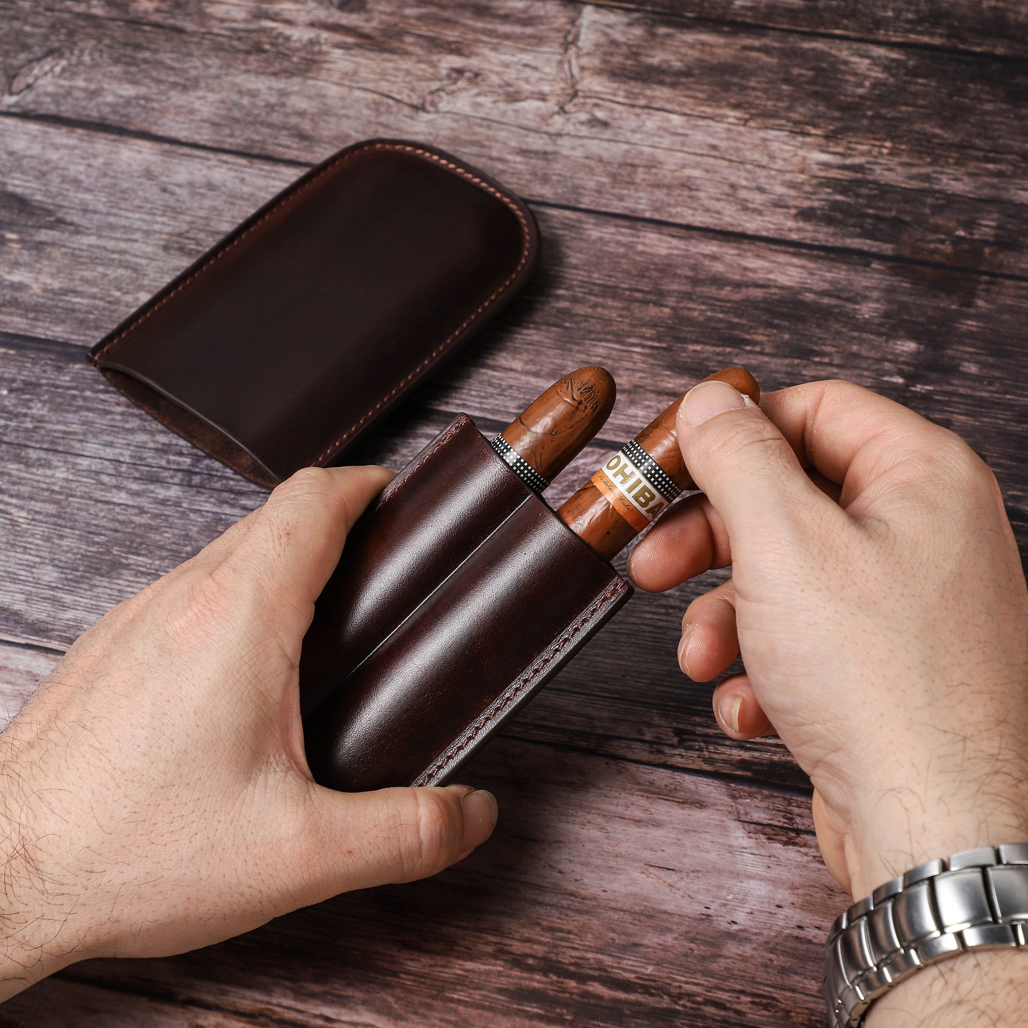 Leather Cigar Case