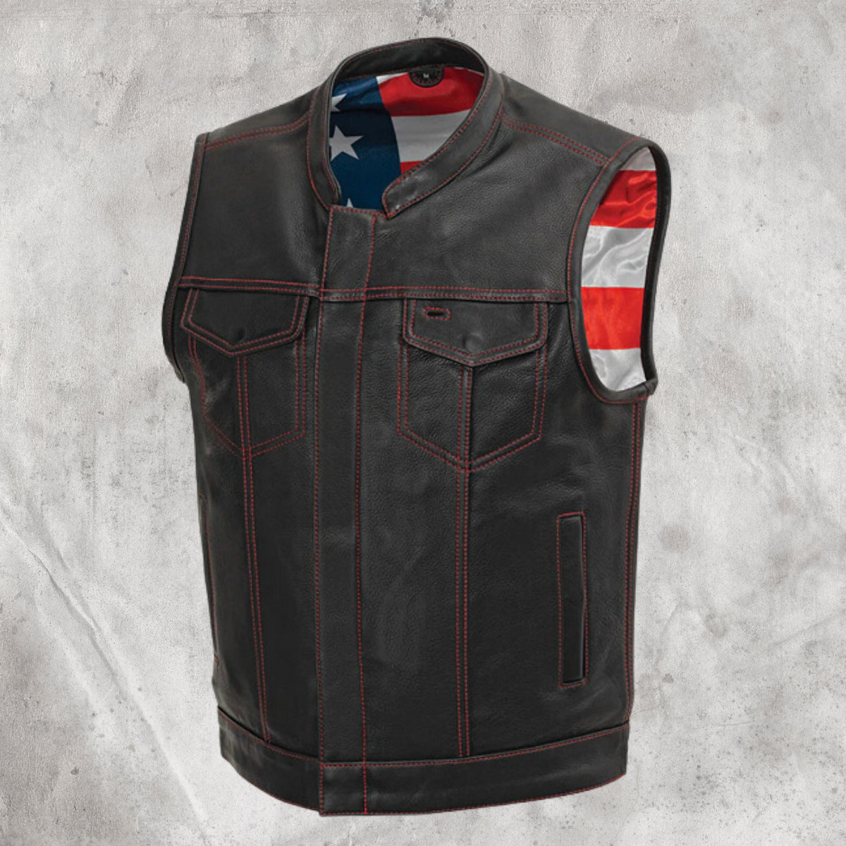 Men's Leather Vests