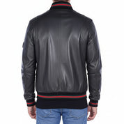 Men's Handmade Bomber Leather Jacket
