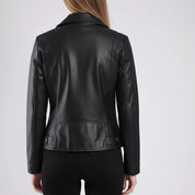 Women's Handmade Moto Leather Jacket