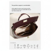 Women's Vintage Genuine Leather Crossbody Bag - Classic Messenger Handbag