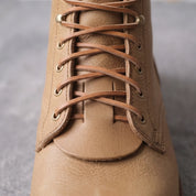 Tan Distressed Full Grain Leather Boot Kilties - False Tongues — Abbergate