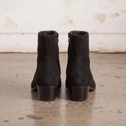 Men's Black Plain-Toe Suede Ankle Boots — Merrick