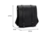 Handmade Men's Leather Sling Bag, Genuine Crossbody Messenger Bag
