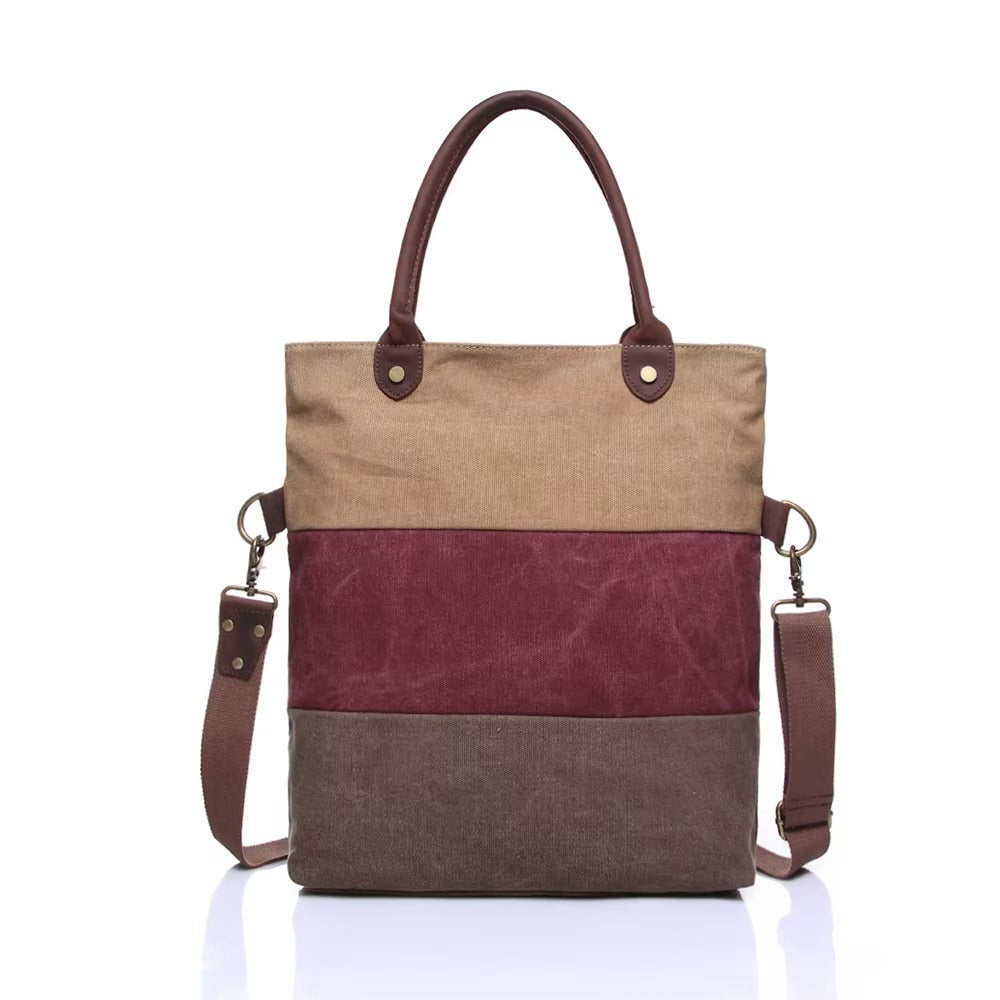 Women's Retro Canvas Shoulder Bag for Everyday Use
