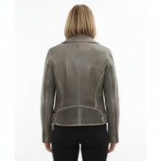 Women's Handmade Moto Leather Jacket