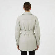 Women's Handmade Utility Jacket with Belt