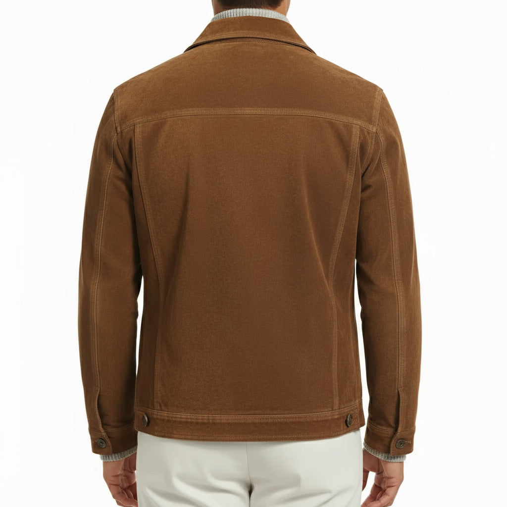 Men's Suede Handmade Field Jacket