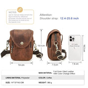 Men’s Leather Bag for 6.7" Phones - Durable Sling Pouch for Daily Use