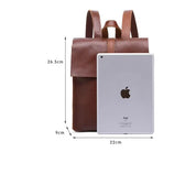 Handcrafted Anti-Theft Canvas Leather Backpack for Men & Women Adventurers