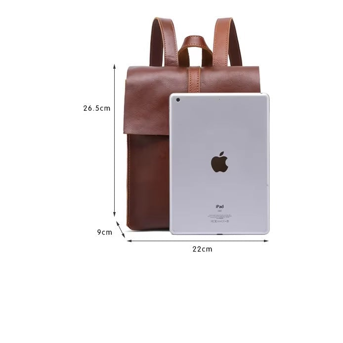 Handcrafted Anti-Theft Canvas Leather Backpack for Men & Women Adventurers