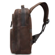 Full-Grain Leather Multi-pocket 16 Inch Laptop Backpack Bag