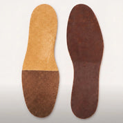 Tan and Brown Leather and Suede Shoe Insoles — Acklin
