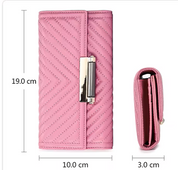 Full-Grain Leather Clutch With Coin Pocket & Phone Slot