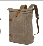 Vintage Waterproof Summer Waxed Canvas Backpack