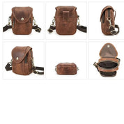 Men’s Leather Bag for 6.7" Phones - Durable Sling Pouch for Daily Use