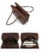 Genuine Women's Travel Handbag, Large Capacity Leather Tote for Women