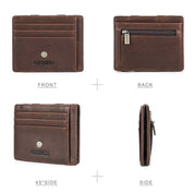 Slim Leather RFID Blocking Wallet Card Organizer