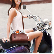 Vintage Leather Doctor Bag, Classic Anti-Theft Handbag