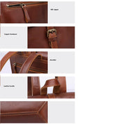 Handcrafted Anti-Theft Canvas Leather Backpack for Men & Women Adventurers