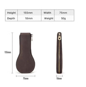 Genuine Leather Single Watch Protective Case