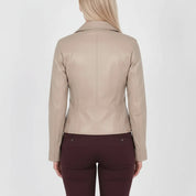 Women's Handmade Moto Leather Jacket