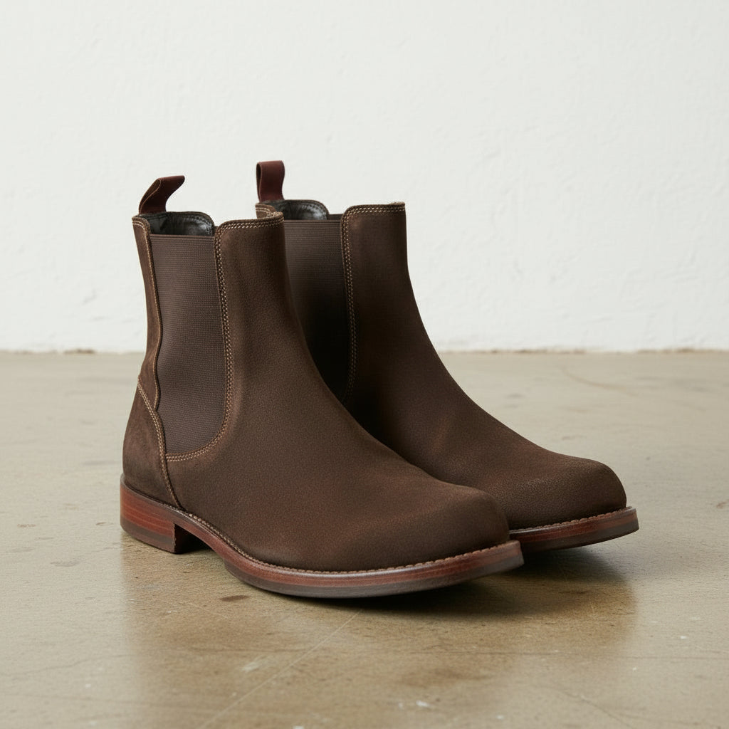 Handmade Suede Chelsea Boots