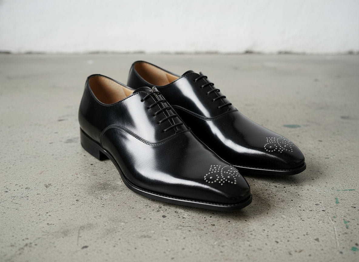 Handmade Mens Formal Shoes, Mens Fashion Black Dress Shoes, Mens Shoes