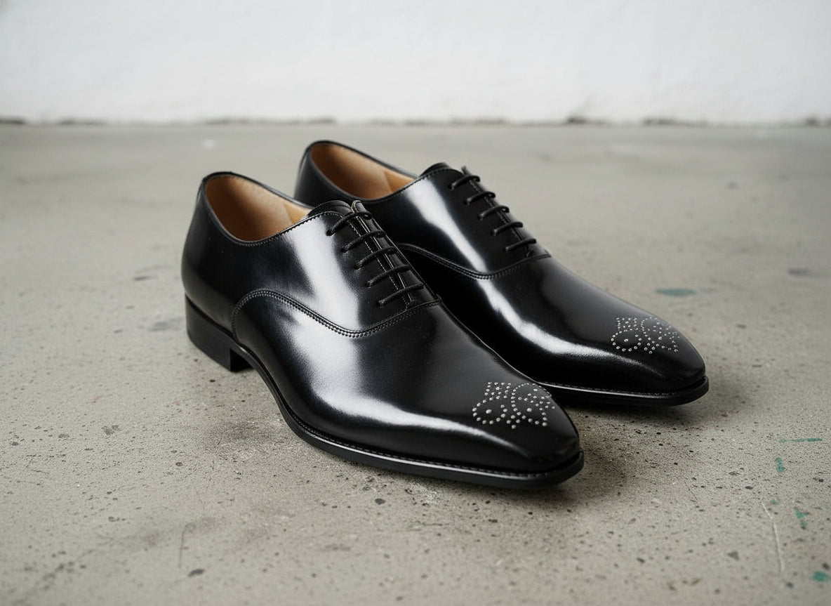 Handmade Mens Formal Shoes, Mens Fashion Black Dress Shoes, Mens Shoes
