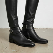 Men Black Jodhpurs Boots, Black Ankle Boots, Men's Fashion Boots