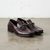 Handmade Men's Cow Leather Bit Loafers