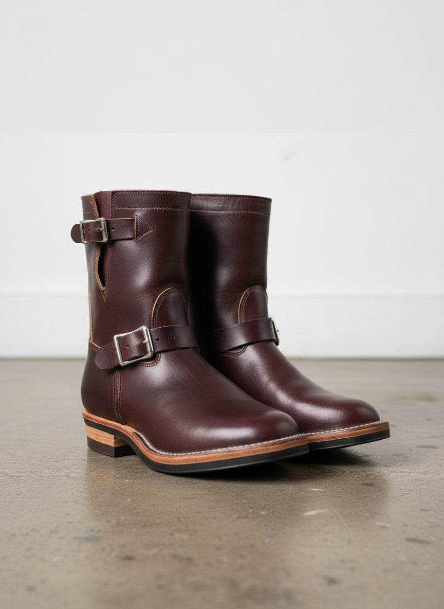 Riding Boots for Men , Handmade Brown Biker Leather Boots