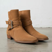 Handcrafted Men's High Ankle Suede Boots