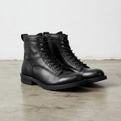 Handcrafted Men's Lace-Up Boots in Full Grain Leather