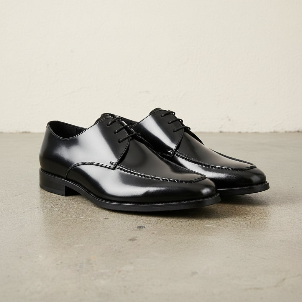 Handmade Men's Full Grain Leather Brogue Shoes