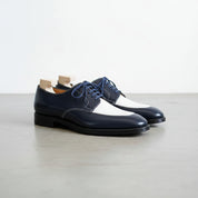 Handmade Spectator Men's Two Tone Formal Dress Shoes.