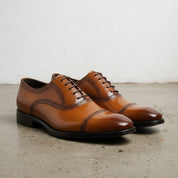 Men's Leather Oxford Dress Shoes - Handmade Luxury Footwear