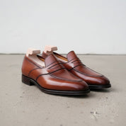 Handmade Moccasin Formal Slip On Full Grain Leather Men's Dress Shoes
