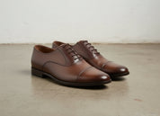 Handmade Mens Brown Oxfords Leather Dress Shoes, Men Formal Lace Up Shoes