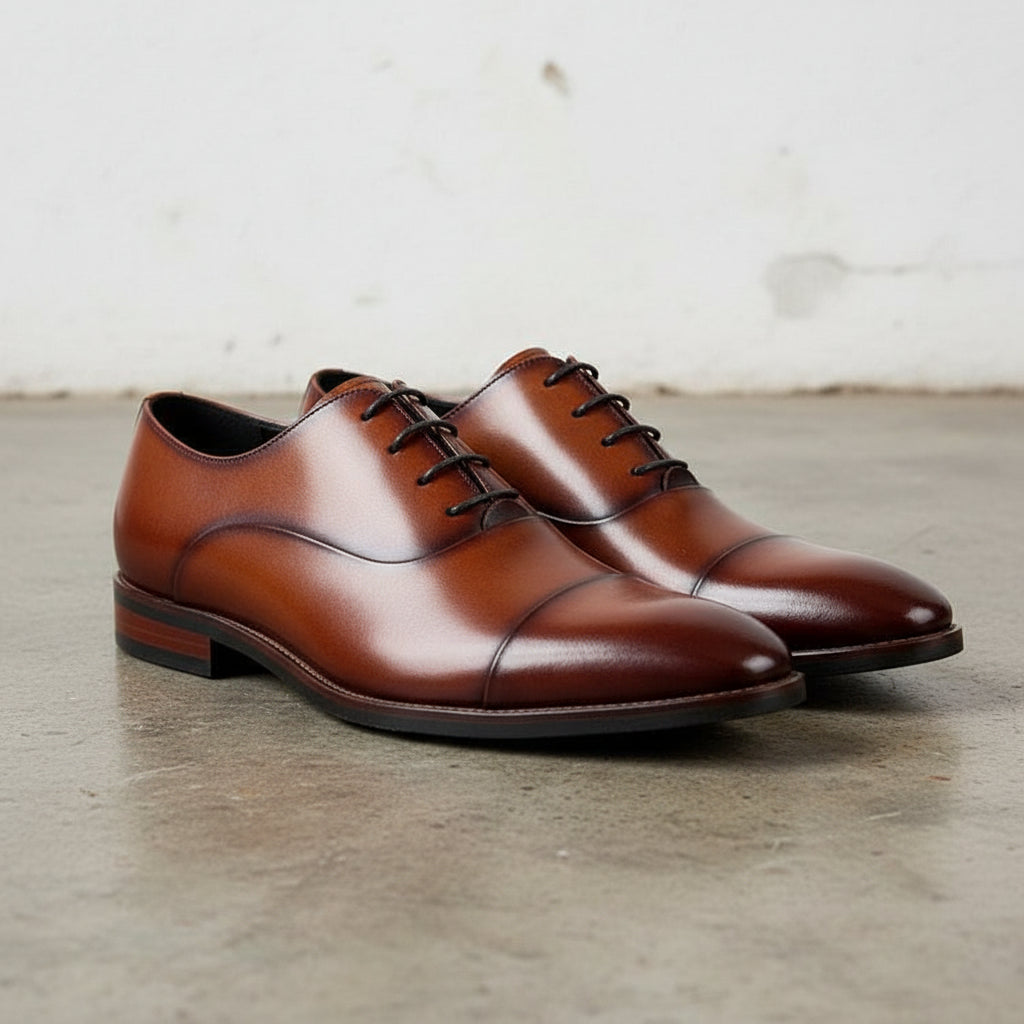 Handmade Men's Full Grain Leather Formal Dress Shoes