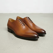 Handcrafted Men's Brown Oxford Dress Shoes
