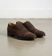 Handmade Suede Lace-up Oxford Dress Shoes