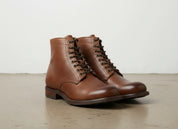 Handmade Men's Brown Lace Up  Ankle Boots