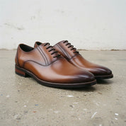 Handmade Men's Full Grain Leather Elegant Oxford Dress Shoes