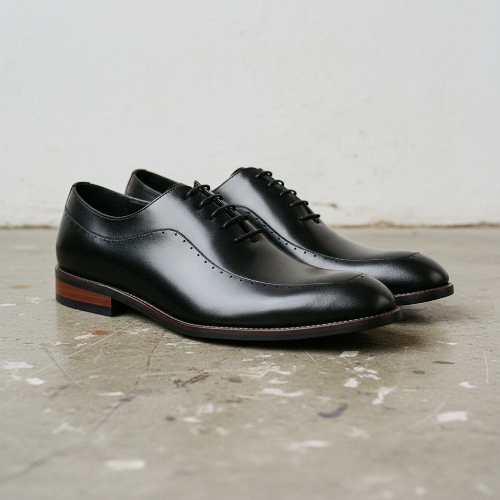 Men's Casual Dress Shoes, Handmade Full Grain Leather