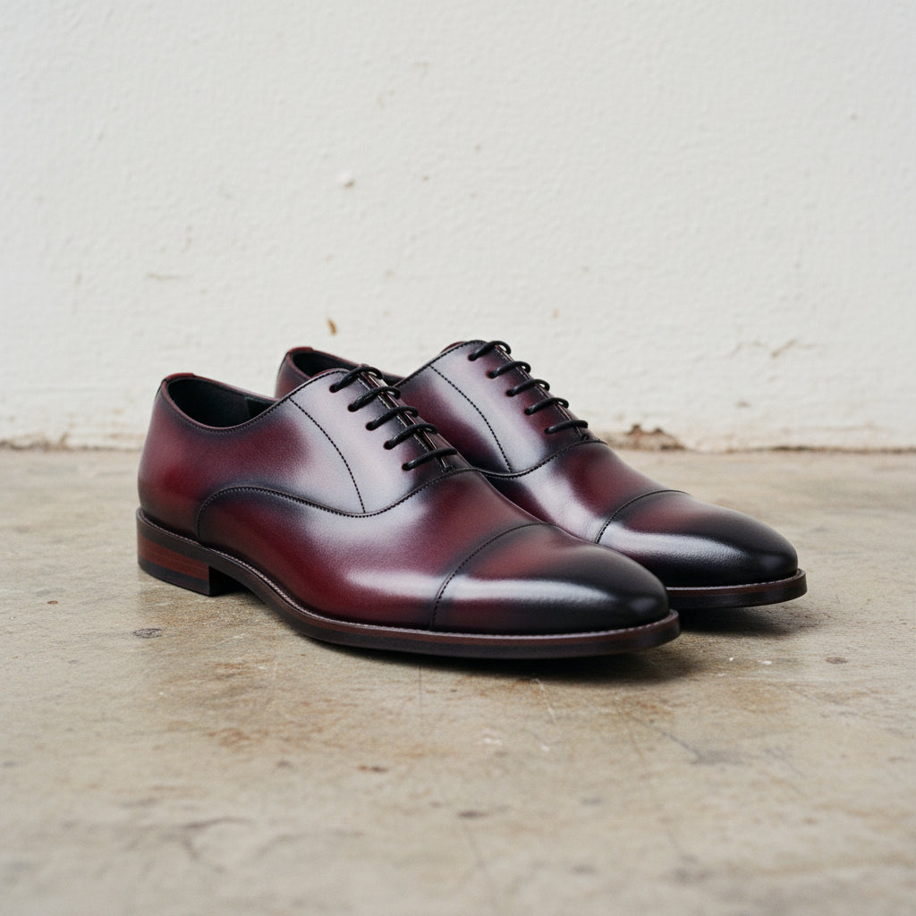 Handmade Men's Cow Leather Formal Dress Shoes